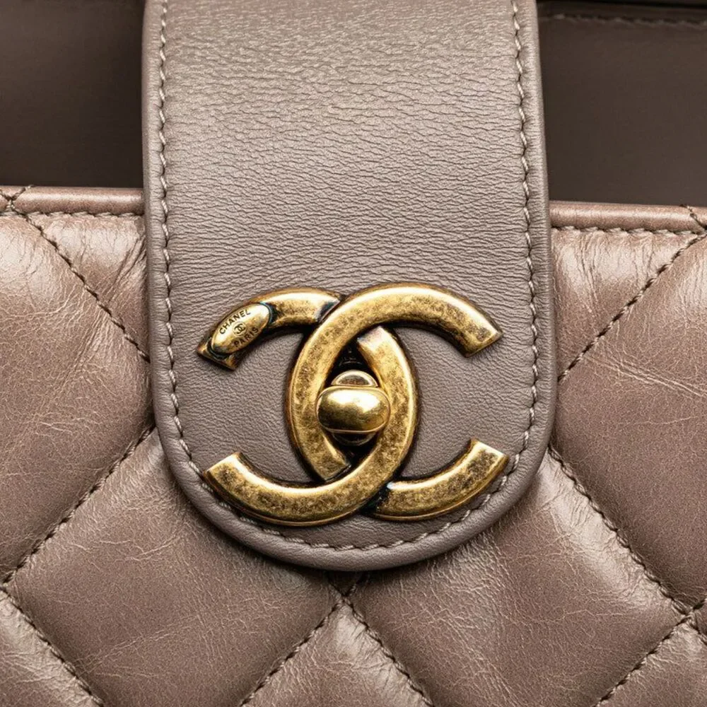 Chanel Coco Mark Matelasse Leather 2way Bag - Picture 10 of 10